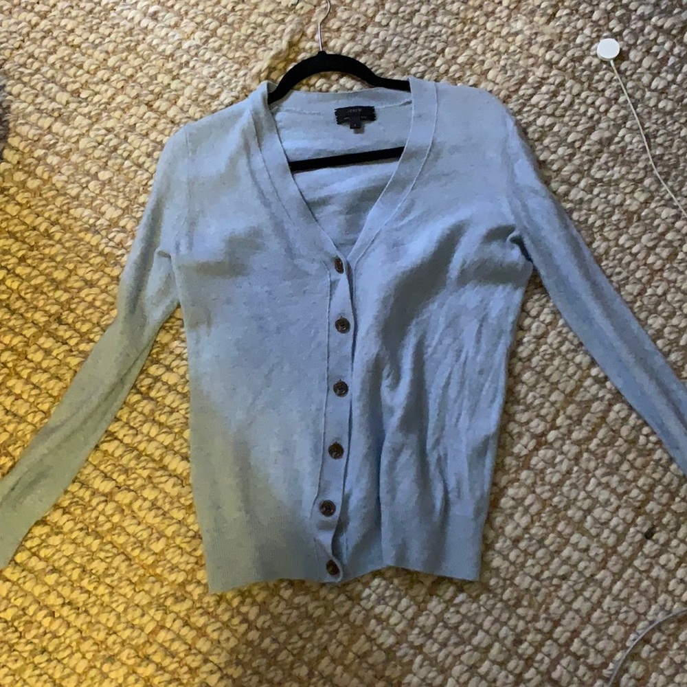 Light blue cashmere sweater